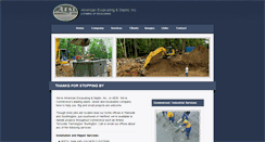 Desktop Screenshot of american-excavating.com