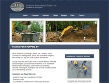 Tablet Screenshot of american-excavating.com